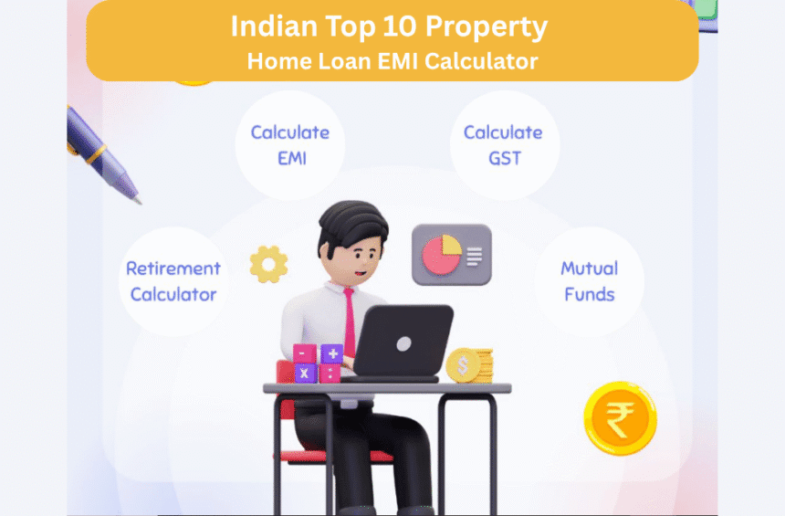 Indian Top 10 Property Home Loan EMI Calculator 2025
