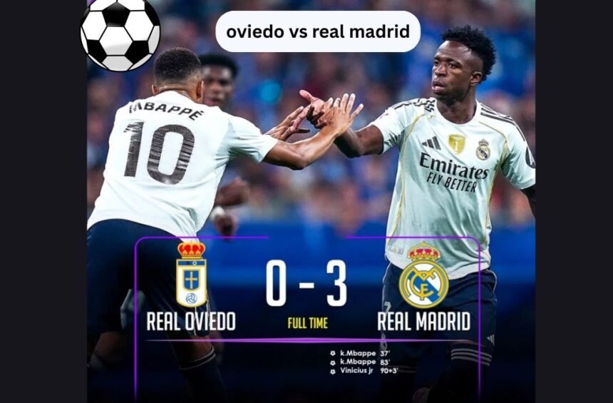 Real Madrid Dominates Real Oviedo 3-0: Mbappé Shines in La Liga Victory